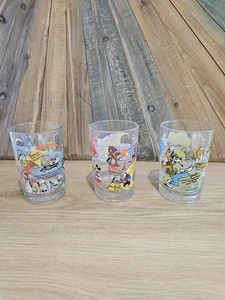 McDonalds Walt Disney World 100 Years of Magic Glasses Set Of 3 - Picture 1 of 13
