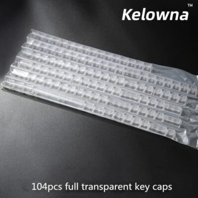Full Transparent Custom Key Cap Set Backlit Keycap For Mechanical Keyboard - Image 1 of 4