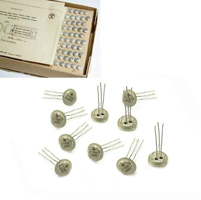 10pcs Germanium Transistor PNP GT108V ~ 2N132 2SB335 hfe 60-130 Fuzz Face USSR - Image 1 of 3