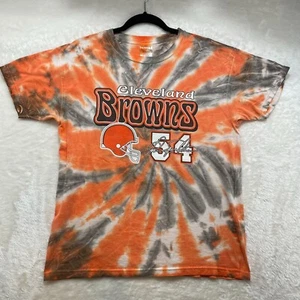 90S VINTAGE CLEVELAND BROWNS GRAPHIC TEE KIDS XL TIE DYE SHORT SLEEVE - Picture 1 of 6