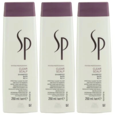 Wella SP Clear Scalp 3 x 250 ml Shampoo Set