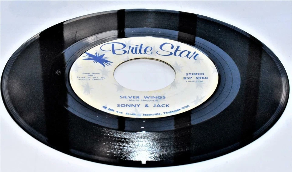 Sonny & Jack Jeanie Marie / Silver Wings 1970s Cajun Writer: Merle Haggard VG - Image 1 of 1