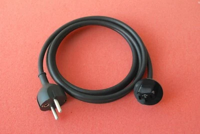 Euro Genuine Late 2017 Apple iMac Pro 6ft Power Cord Cable EUR Black Color (1AP - Image 1 of 4