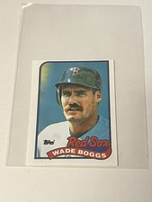 1989 Topps Doubleheader Wade Boggs  **012758