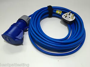 3 x Marten® 10 Meter 16a Cable Extension Lead For Bouncy Castle Blowers - Picture 1 of 1