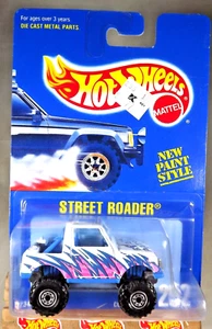 1991 Hot Wheels Blue Card #252 STREET ROADER White-Blue Suzuki on Grill w/CT Sp - Picture 1 of 5