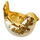  Keramik Goldener Vogel-Kerzenhalter Kerzenbasis Teelichthalter