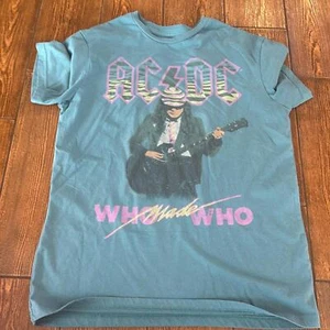 AC/DC Who Made Who 1986 North America Tour Shirt - Picture 1 of 4