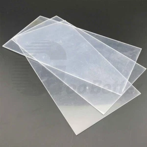 Clear Polymethyl Methacrylate Plastic Sheet with Film 80x80 100x200 200x300 mm - Picture 1 of 4