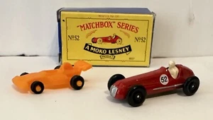 MATCHBOX MOKO LESNEY No 52A VINTAGE MASERATI 4CLT RACER MINT IN BOX - Picture 1 of 16