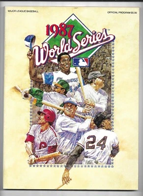 1987 Minnesota Twins vs St. Louis Cardinals World Series Program----EX - Image 1 of 2