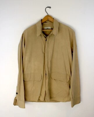 Camisa The Lost Explorer Abotonada Algodón Orgánico Para Hombre L Hecha en EE. UU. Manga Larga Foto 1 de 4