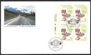 Canada # 1413 LRpb " The Alaska Highway " Brand New 1992 Unaddressed Issue - Picture 1 of 2