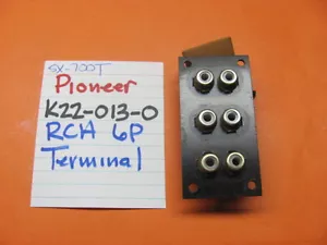 📈PIONEER K22-013-0 RCA 6P TERMINAL SX-700T STEREO RECEIVER SA-600 INTEGRATED - Picture 1 of 6
