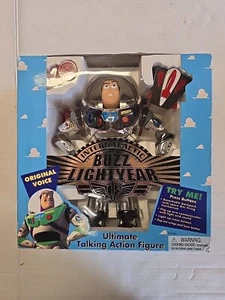 Figura de acción Toy Story 1995 Chrome Buzz Lightyear Ultimate Talking nueva en caja rara difícil de encontrar - Imagen 1 de 4