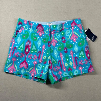 Pantalones Cortos Crown Ivy Para Mujer 14 Caroline Chino Floral Geométrico Playa Resort Colorido Foto 1 de 4