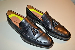 Florsheim Amelio Men's Moc Toe Tassel Slip On Black Leather Shoes Size 11M - Picture 1 of 14