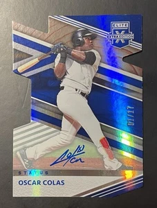 Oscar Colas 2020 Panini Elite Edición Extra Troquelado Automático 01/17 Medias Blancas - Imagen 1 de 2