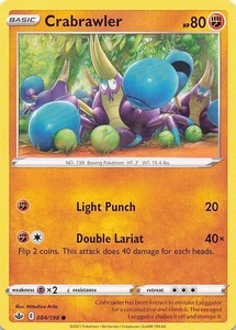 Crabrawler Common Normal SWSH06: Chilling Reign 084/198 NM - Picture 1 of 2