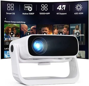 Proyector Inteligente 1080P con Aplicaciones WiFi Bluetooth Llavero Automático y Zoom - Imagen 1 de 12
