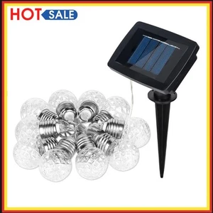 3,8 m Solar 10 LED Ball Fee String Lampe für Garten-Pfad-Yard-Dekor - Picture 1 of 8