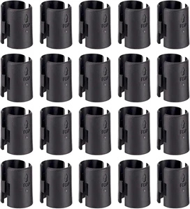 Draht Regalclips 40er Pack für 1 Zoll Pfosten Regalhülsen Schlossclips schwarz - Bild 1 von 12