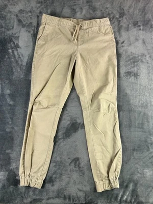 Pantalones Jogger Y2K Empyre Pequeños Beige Cintura Elástica Informales Patín Ropa de Calle Estilo Foto 1 de 4
