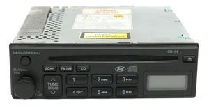 2005-2006 Hyundai Tiburon AM FM Radio Single Disc CD 96160-2C150 - Picture 1 of 7