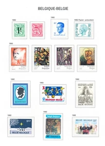 XE48770 Belgium 1982 mixed thematics fine lot MNH fv 150 BEF - Picture 1 of 1