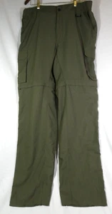Boy Scouts Pants Mens L RELAXED Green Switchback Convertible BSA Uniform EUC Cub - Picture 1 of 11