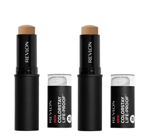 (2 Pack) Revlon 24 Hr Colorstay Life-Proof Matte Foundation Stick -392 SUN BEIGE - Picture 1 of 2