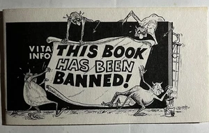 Este libro ha sido prohibido por Jack T. Chick 1969 tratado bíblico ¡NUEVO! Religioso NOS - Imagen 1 de 4