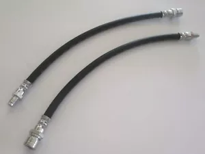 452MM FRONT BRAKE HOSE SET OF 2 LEFT & RIGHT PAIR VOLKSWAGEN T2 BUS 1968-1970 - Picture 1 of 2