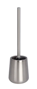 WENKO Toiletten Bürsten Klo Halter WC Garnitur Edelstahl silber BRUSH SOLID - Bild 1 von 4