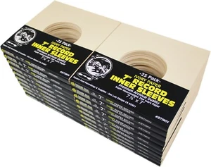 (500) 7" Schallplatten-Innenhüllen - Premium farbiges elfenbeinfarbenes Papier 45 U/min ARCHIV - Bild 1 von 6