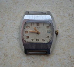 Rare Raketa TV Shape Watch Soviet USSR Mechanical Wristwatch #55 - Picture 1 of 11