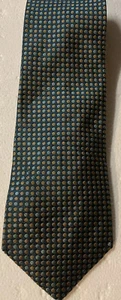 Express Neck Tie Green, Blue, Gold Polka Dots.  New w/o tags - Picture 1 of 3