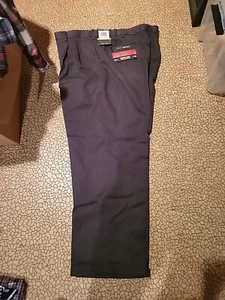 Neu John Henry olivgrün knitterarm waschbar Bundfaltenhose 40 W 29 L - Bild 1 von 5