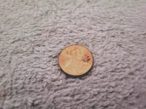 BU US Cent Stamped With Pot Leaf Super Cool!!! - Picture 1 of 5