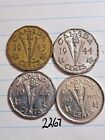 1943, 1944, 1945 , 2005   Canadian 5 Cent Victory Nickels  Lot of 4   Lot #2267