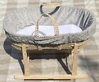 Moses Basket And Stand *Fully Assembled*