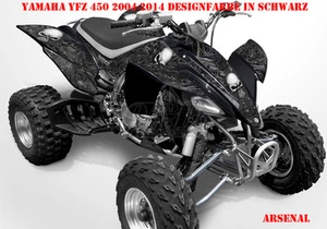 KIT GRÁFICO DE DECORACIÓN INVISION ATV YAMAHA YFZ 450 04-14, ARSENAL YFZ 450R, CALCOMANÍAS B - Imagen 1 de 10