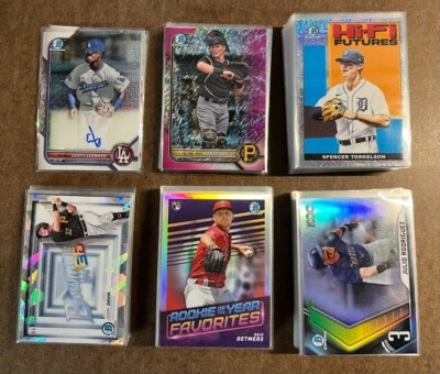 2022 Bowman Autos, Color, Inserts - 1st Ed, Top 100, Refractors - You Pick - Image 1 of 2