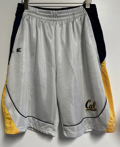 Cal Bears Shorts Mens Large Blue Yellow UC Berkley Football Basketball Athletic Cover