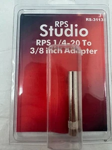 Adaptador RPS Studio RPS 1/4 - 20 a 3/8 pulgadas hecho en China nuevo en paquete - Imagen 1 de 4