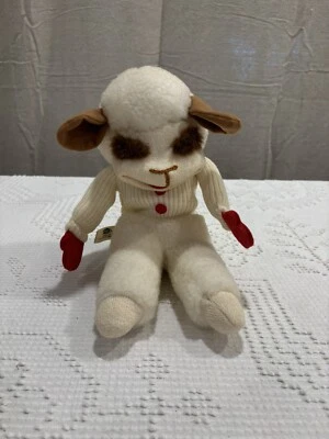 Vintage 15” Lambchop by Shari Lewis 1986 Hasbro Hand Puppet Stuffed Animal - Image 1 of 4