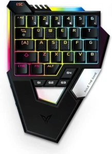Flydigi Keyboard Game Onehand Mechanical half keyboard W/ wired keyboard adapter - Picture 1 of 17