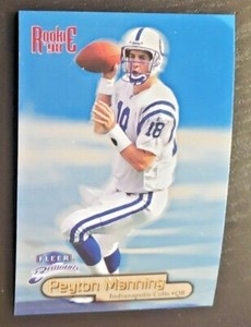 1998 FLEER BRILLIANTS BLUE #120 PEYTON MANNING ROOKIE