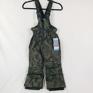Iceburg Outerwear Boys Green Camo Snow Bibs Ski & Snowboard Pants Sz XS (4/5) - Picture 1 of 8
