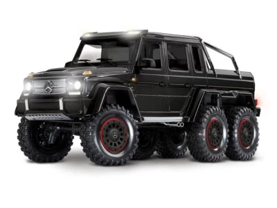 Traxxas TRX-6 Mercedes Benz G63 AMG 6x6 noir avec éclairage LED RTR Brushed - Photo 1/4